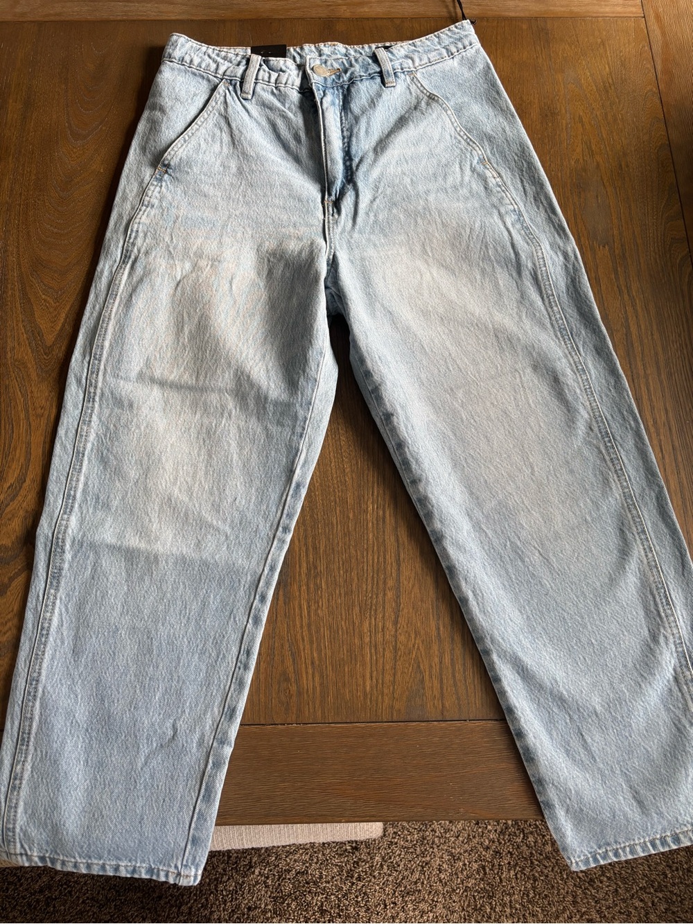 Blank NYC Light Blue Barrel Mom Jeans